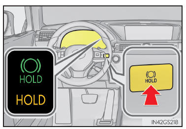 Brake-Hold-System einschalten