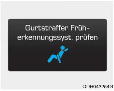 Gurtstraffer Früherkennungssyst. prüfen
