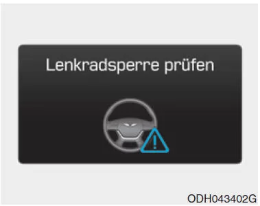 Lenkradsperre prüfen