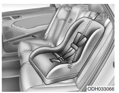 So befestigen Sie ein Kinderrückhaltesystem mit einem Halteband an einer dafür vorgesehenen Halterung
