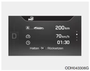 Betriebsart "Trip-Computer"