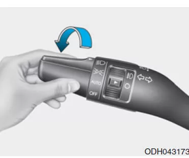 Stellung "Abblendlicht"