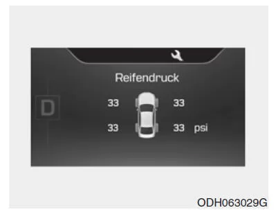 Reifenluftdruck prüfen