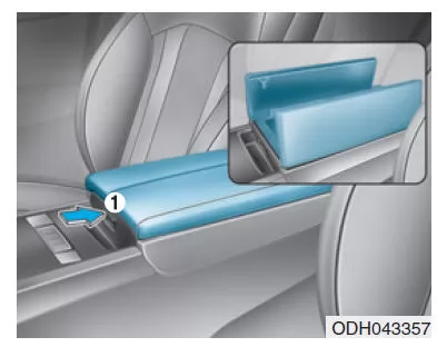 Staufach in der Mittelkonsole