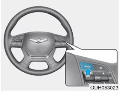 Festlegen der Tempomatgeschwindigkeit