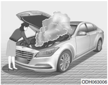 Wenn der Motor zu heiß wird