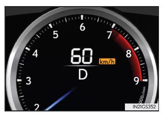 Geschwindigkeitsanzeige