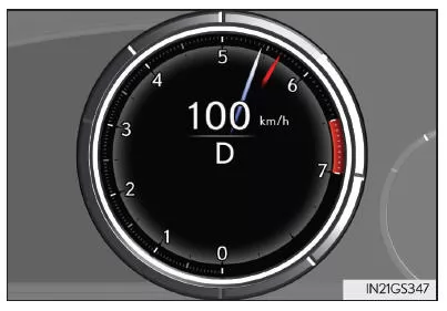Drehzahlmaximum (F SPORT-Modelle)