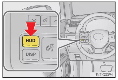 Umschalten des Head-up-Displays