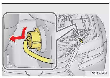 Vordere Blinkleuchte (Fahrzeuge mit Einzellampen-Scheinwerfern)