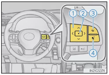 Bedienen der Instrumentenschalter