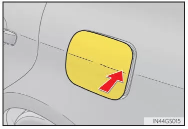 Schließen des Tankdeckels