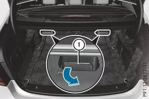 Sitzlehne vorklappen