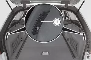 Sitzlehne im Fond vorklappen