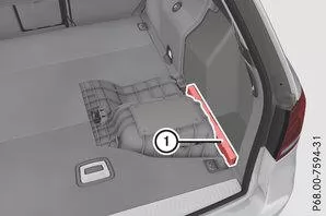 Warndreieck herausnehmen