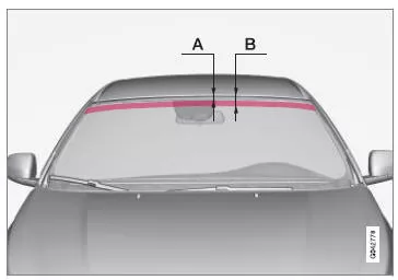 Feld, in dem kein IR-Film aufgetragen ist.
