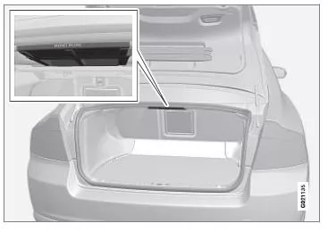 Rückenlehne Fond umklappen