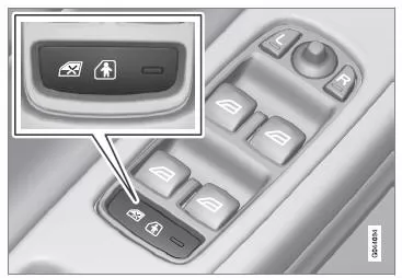 Bedienfeld Fahrertür.